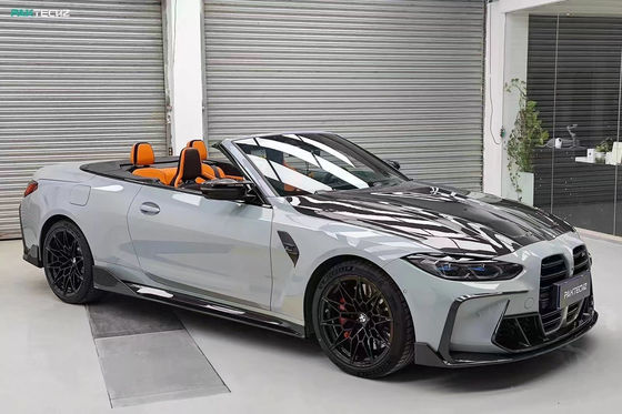 Für BMW G80 G82M3 M4 Kohlenstofffaser-Körper-Kit G80 G82M3 M4 Upgraded Paktechz Style Front Lippendiffuser Spoiler Hood