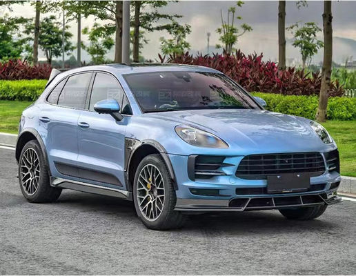 Für Porsche Mancan Carbon Fiber Body Kit Mancan aktualisiert das CMST-Style Carbon Fiber Front Lip Diffuser Spoiler Widebody Kit