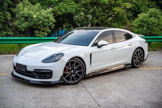 Für Porsche Panamera Kohlenstofffaserkörper Kit Panamera Kohlenstofffaser Front Lippen Diffuser Spoiler Seitenrock