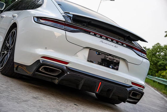 Für Porsche Panamera Kohlenstofffaserkörper Kit Panamera Kohlenstofffaser Front Lippen Diffuser Spoiler Seitenrock