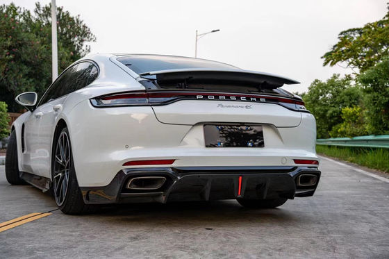 Für Porsche Panamera Kohlenstofffaserkörper Kit Panamera Kohlenstofffaser Front Lippen Diffuser Spoiler Seitenrock