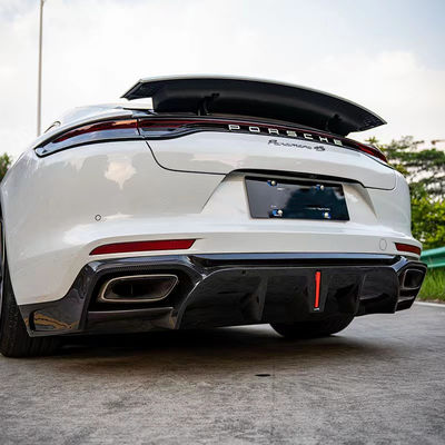 Für Porsche Panamera Kohlenstofffaserkörper Kit Panamera Kohlenstofffaser Front Lippen Diffuser Spoiler Seitenrock