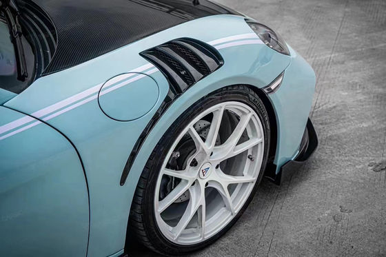 Lake Blue GTS Porsche Body Kit 718 Seitenrock 2017 - 2019 Stoßfänger Spoiler