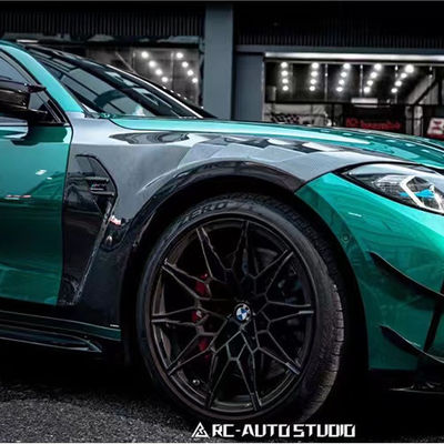 Für BMW M3 M4 G80 G82 Kohlenstofffaser-Fender M3 M4 G80 G82 Erweiterter AE-Stil Kohlenstofffaser-Fender Leichtgewicht