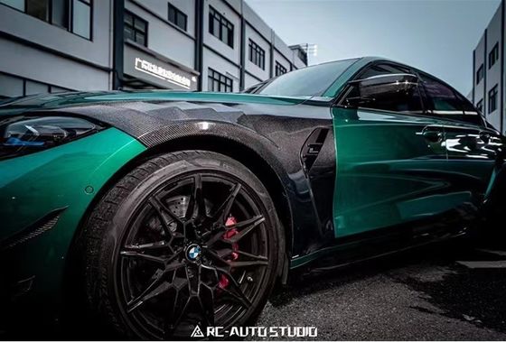 Für BMW M3 M4 G80 G82 Kohlenstofffaser-Fender M3 M4 G80 G82 Erweiterter AE-Stil Kohlenstofffaser-Fender Leichtgewicht