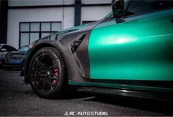 Für BMW M3 M4 G80 G82 Kohlenstofffaser-Fender M3 M4 G80 G82 Erweiterter AE-Stil Kohlenstofffaser-Fender Leichtgewicht