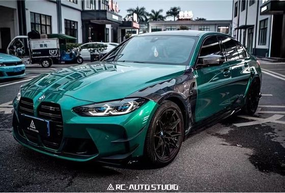 Für BMW M3 M4 G80 G82 Kohlenstofffaser-Fender M3 M4 G80 G82 Erweiterter AE-Stil Kohlenstofffaser-Fender Leichtgewicht