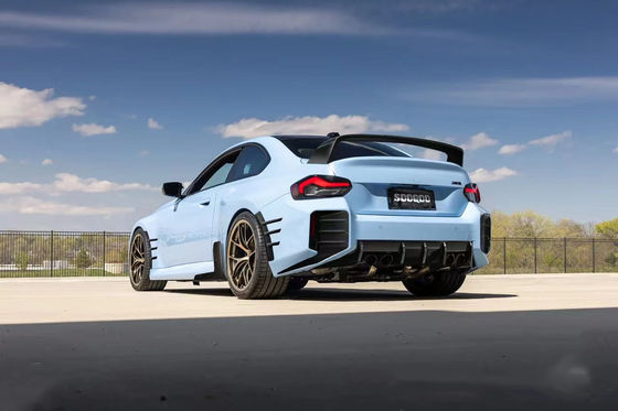 Für BMW M2 G87 Kohlenstofffaser-Körper-Kit M2 G87 Upgraded MP Style Kohlenstofffaser Front Lippendiffuser Spoiler-Körper-Kit