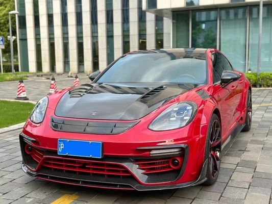 MSY Panamera 971 Körper-Kit Rot-Kohlenstofffaser-Ersatz Vorderbumper-Spoiler-Body-Kit