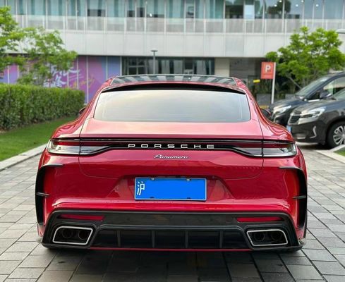 MSY Panamera 971 Körper-Kit Rot-Kohlenstofffaser-Ersatz Vorderbumper-Spoiler-Body-Kit