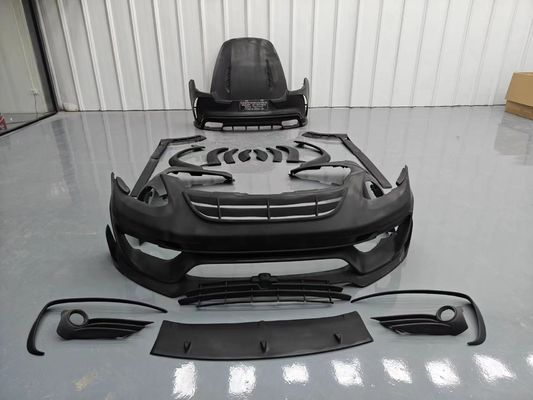 MSY Panamera 971 Körper-Kit Rot-Kohlenstofffaser-Ersatz Vorderbumper-Spoiler-Body-Kit