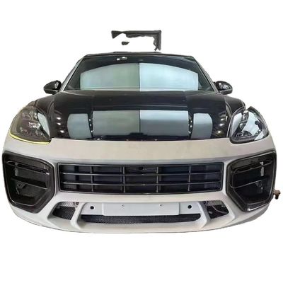 Cayenne Porsche Body Kit Trockene Kohlenstofffaser MTR Stil Front Lippendiffuser