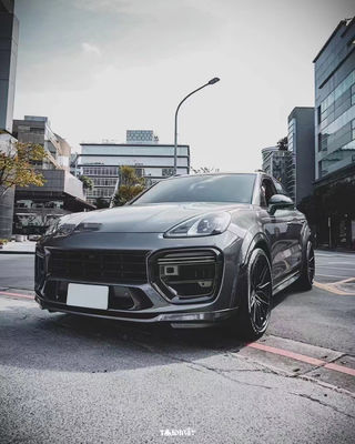 Cayenne Porsche Body Kit Trockene Kohlenstofffaser MTR Stil Front Lippendiffuser