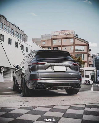 Cayenne Porsche Body Kit Trockene Kohlenstofffaser MTR Stil Front Lippendiffuser