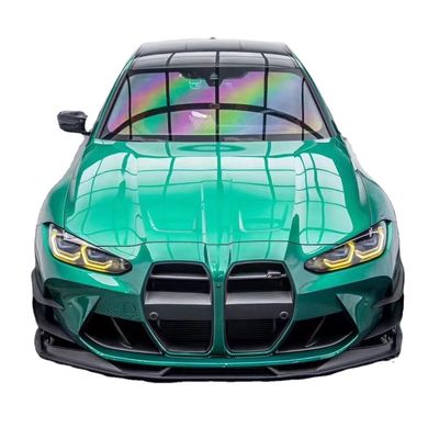 Für BMW G80 G82 M3 M4 Kohlenstofffaserkörper-Kit G80 G82 M3 M4 Upgraded AE Style Front Lippendiffuser Spoiler Side Skirt Körper-Kit