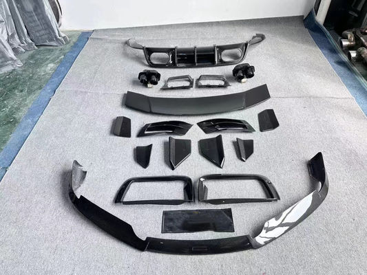 Reparatur Porsche 992 Body Kit BS Style Turbo Breitkörper Diffusor Spoiler Trockene Kohlenstofffaser