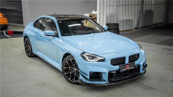Für BMW M2 G87 Kohlenstofffaser-Körper-Kit M2 G87 Upgraded AE Style Kohlenstofffaser Front Lippendiffuser Spoiler-Körper-Kit