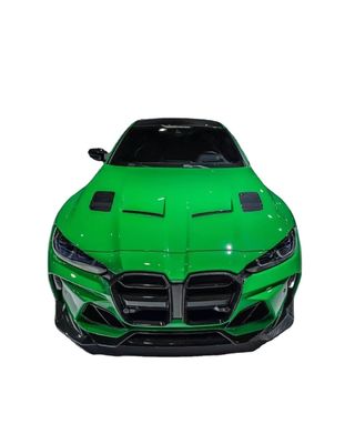 Für BMW M3 M4 Kohlenstofffaserkörper-Kit G80 G82M3 M4 Aktualisierung VORS Style Kohlenstofffaser Frontstoßfänger