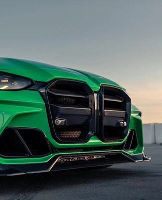 Für BMW M3 M4 Kohlenstofffaserkörper-Kit G80 G82M3 M4 Aktualisierung VORS Style Kohlenstofffaser Frontstoßfänger