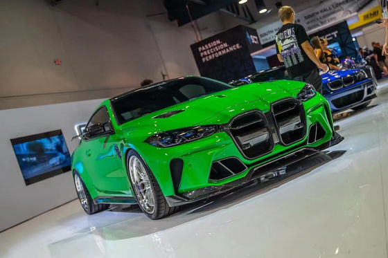 Für BMW M3 M4 Kohlenstofffaserkörper-Kit G80 G82M3 M4 Aktualisierung VORS Style Kohlenstofffaser Frontstoßfänger