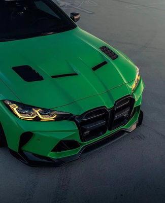 Für BMW M3 M4 Kohlenstofffaserkörper-Kit G80 G82M3 M4 Aktualisierung VORS Style Kohlenstofffaser Frontstoßfänger