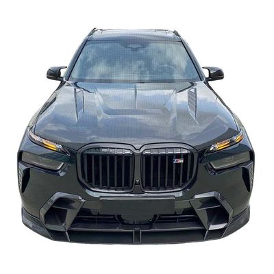 Für BMW X7 Carbon Fiber Body Kit X7 Upgraded LD-Stil Carbon Fiber Front Lip Diffuser Spoiler Hood Body Kit