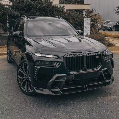 Für BMW X7 Carbon Fiber Body Kit X7 Upgraded LD-Stil Carbon Fiber Front Lip Diffuser Spoiler Hood Body Kit