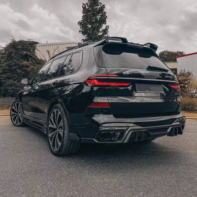 Für BMW X7 Carbon Fiber Body Kit X7 Upgraded LD-Stil Carbon Fiber Front Lip Diffuser Spoiler Hood Body Kit