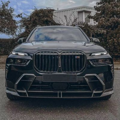 Für BMW X7 Carbon Fiber Body Kit X7 Upgraded LD-Stil Carbon Fiber Front Lip Diffuser Spoiler Hood Body Kit