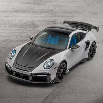 992 Turbo Porsche Body Kit Kohlenstofffaser MSY Stil Diy Hintere Stoßfänger Spoiler Hood