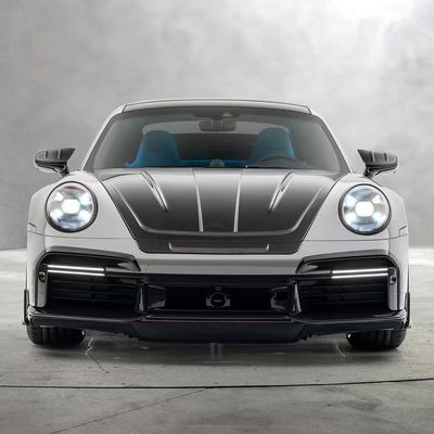 992 Turbo Porsche Body Kit Kohlenstofffaser MSY Stil Diy Hintere Stoßfänger Spoiler Hood