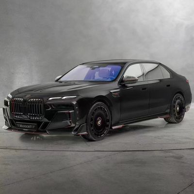 Für BMW Serie 7 Kohlenstofffaser-Körper-Kit Serie 7 Upgraded MSY-Stil Kohlenstofffaser Front Lippen Diffuser Spoiler-Körper-Kit