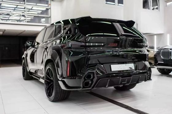Für BMW XM Carbon Fiber Widebody Kit XM Upgrades RNG-Stil Carbon Fiber Front Lip Diffuser Radbogen Spoiler Hood Breiter Körper