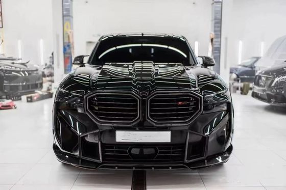 Für BMW XM Carbon Fiber Widebody Kit XM Upgrades RNG-Stil Carbon Fiber Front Lip Diffuser Radbogen Spoiler Hood Breiter Körper