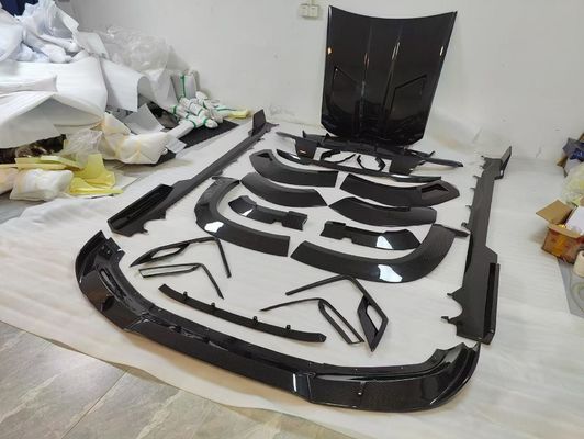 Für BMW XM Carbon Fiber Widebody Kit XM Upgrades RNG-Stil Carbon Fiber Front Lip Diffuser Radbogen Spoiler Hood Breiter Körper