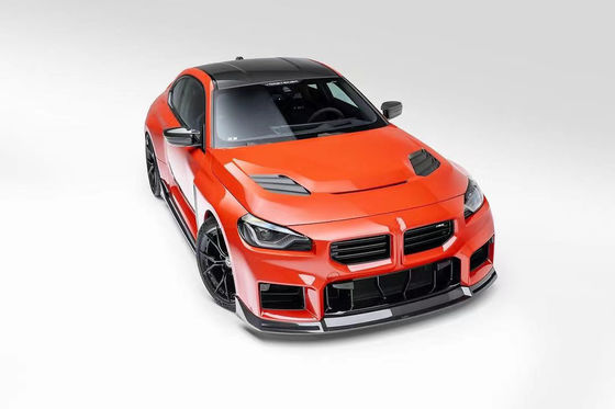 Für BMW M2 Kohlenstofffaser-Körper-Kit M2 Upgraded Vors-Stil Kohlenstofffaser Front Lippendiffuser Spoiler Hood Side Skirt