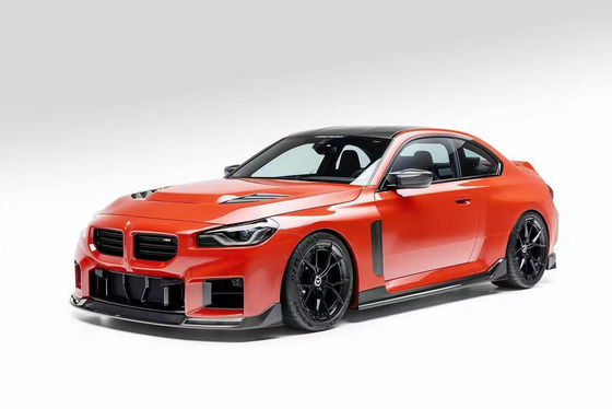 Für BMW M2 Kohlenstofffaser-Körper-Kit M2 Upgraded Vors-Stil Kohlenstofffaser Front Lippendiffuser Spoiler Hood Side Skirt