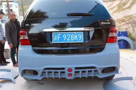 WALD-Style Breite Body-Kleidung für Mercedes W164 ML300 ML350 ML400 ML500 ML63 Body-Kit Vorder- und Hinterstecker-Seitenröcke