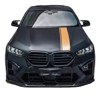 Für BMW X5M X6M Kohlenstofffaser-Körper-Kit X5M X6M Kohlenstofffaser Front Lippendiffuser Spoiler Side Skirt Hood