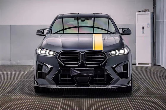 Für BMW X5M X6M Kohlenstofffaser-Körper-Kit X5M X6M Kohlenstofffaser Front Lippendiffuser Spoiler Side Skirt Hood