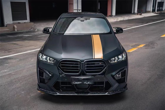 Für BMW X5M X6M Kohlenstofffaser-Körper-Kit X5M X6M Kohlenstofffaser Front Lippendiffuser Spoiler Side Skirt Hood