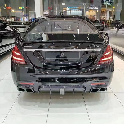 BRASS Tyle Front Schaufel Heckdiffuser für Mercedes-Benz W222 AMG S63 S65 S63 S65 Kohlenstofffaser Körper-Kit