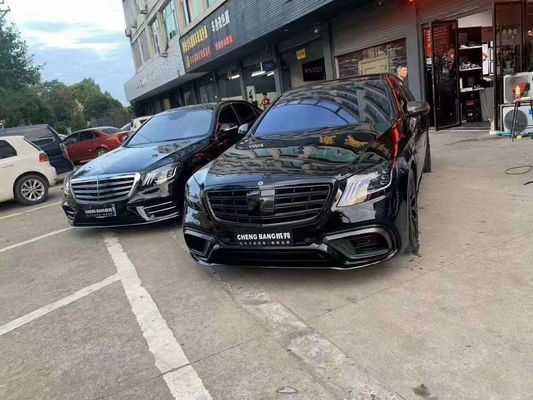 BRASS Tyle Front Schaufel Heckdiffuser für Mercedes-Benz W222 AMG S63 S65 S63 S65 Kohlenstofffaser Körper-Kit