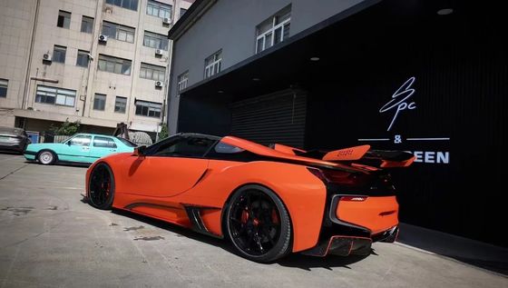 I8 BMW Body Kit Car 2018 - 2019 Kohlenstofffaserspoiler Vorderbumper Spoiler Flügel