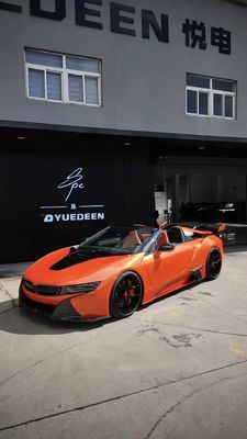 I8 BMW Body Kit Car 2018 - 2019 Kohlenstofffaserspoiler Vorderbumper Spoiler Flügel