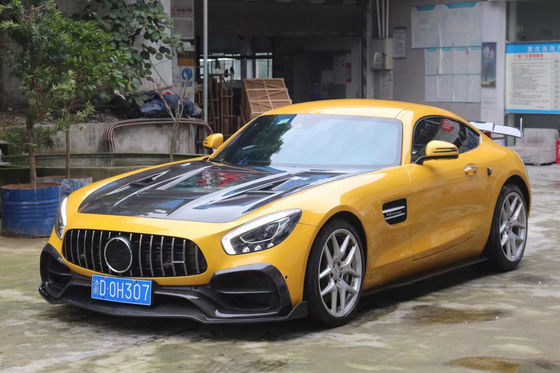 Für Mercedes AMG GT Kohlenstofffaser-Karosserie-Kit AMG GT Kohlenstofffaser Front Lippendiffuser Spoiler