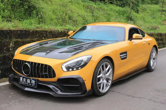 Für Mercedes AMG GT Kohlenstofffaser-Karosserie-Kit AMG GT Kohlenstofffaser Front Lippendiffuser Spoiler