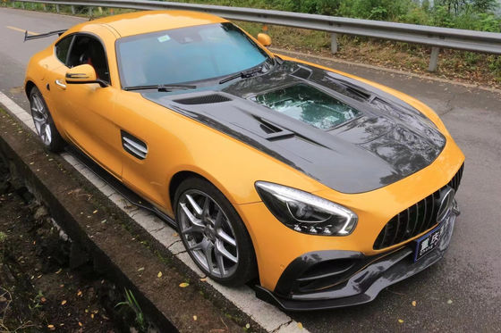 Für Mercedes AMG GT Kohlenstofffaser-Karosserie-Kit AMG GT Kohlenstofffaser Front Lippendiffuser Spoiler