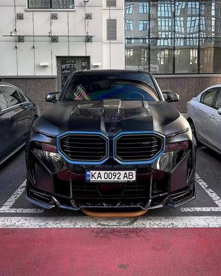 XM Bmw Breitkörper-Kit Carbonfaser Vorderlip Spoiler Schwarz Bmw Seitenrock Radbogen