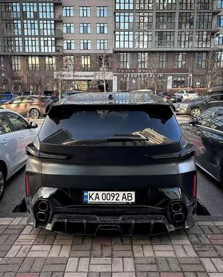 XM Bmw Breitkörper-Kit Carbonfaser Vorderlip Spoiler Schwarz Bmw Seitenrock Radbogen